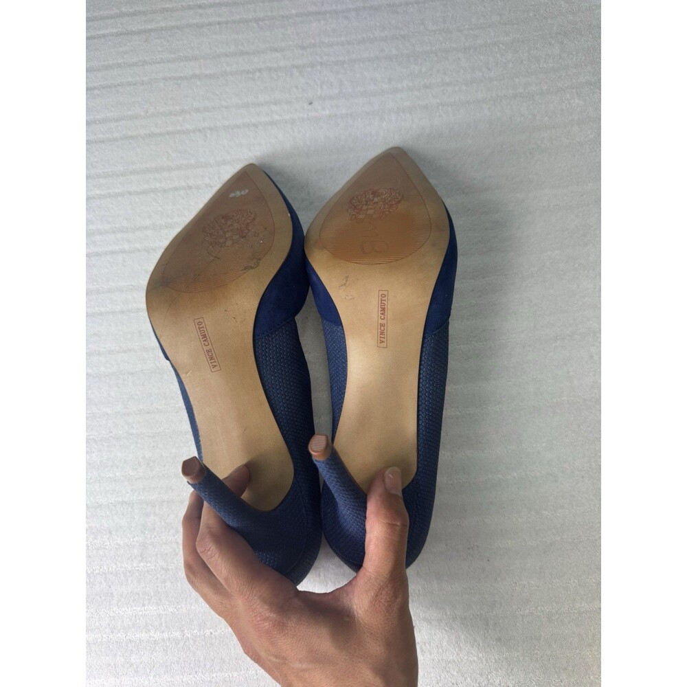 Vince Camuto Airmosah Women’s Blue Pointed Toe High Heel Pumps Size 9.5M - Picture 6 of 7